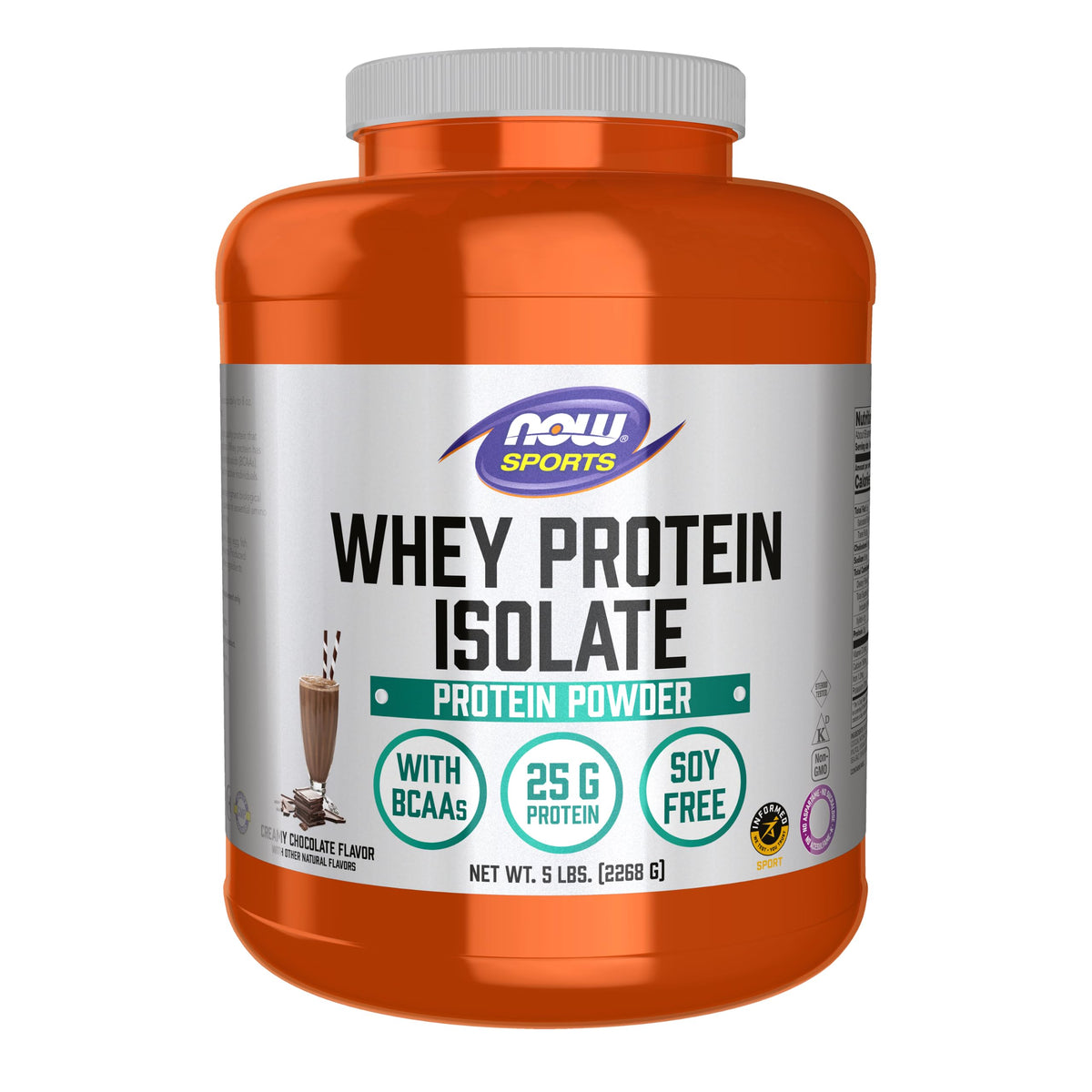 Whey Protein Isolate 25 g With BCAAs Chocolate 5 lbs X10432