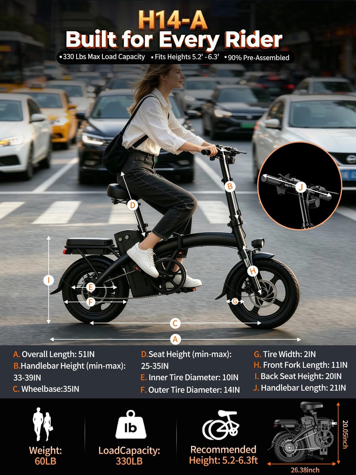 Folding Electric Bike A646