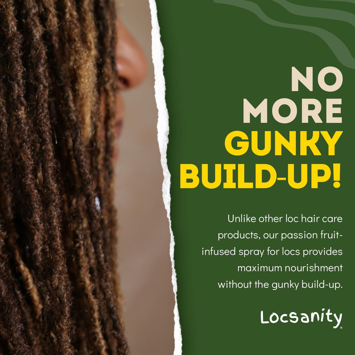 Daily Moisturizing Refreshing Spray for Dreadlocks, Locs, Braids 8 fl oz J770