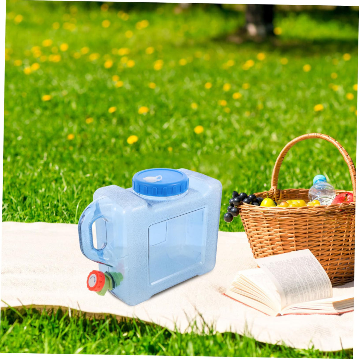 Portable 5L Blue Water Bucket Z362496