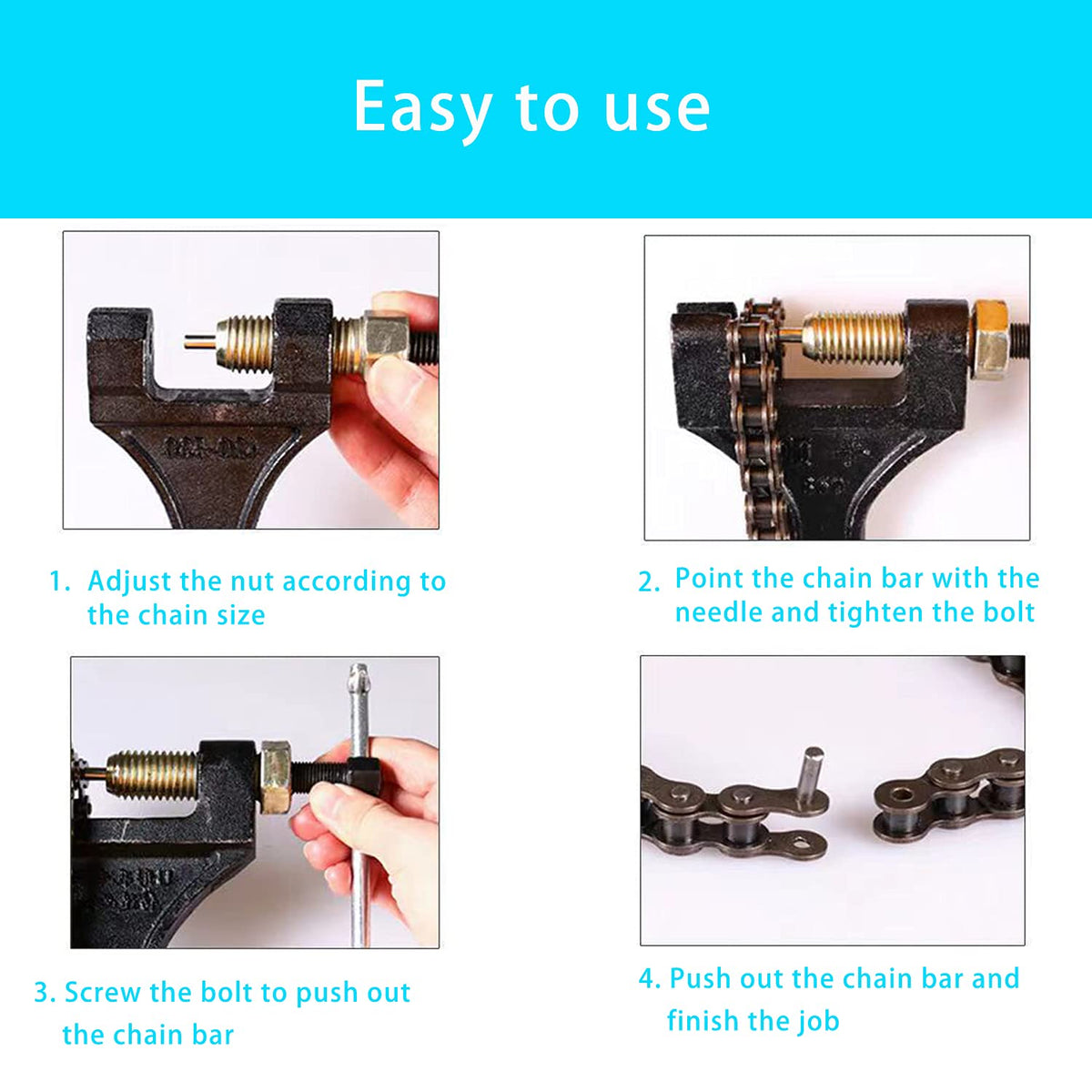 Chain Breaker Tool for Motorcycle Roller Chains I61656