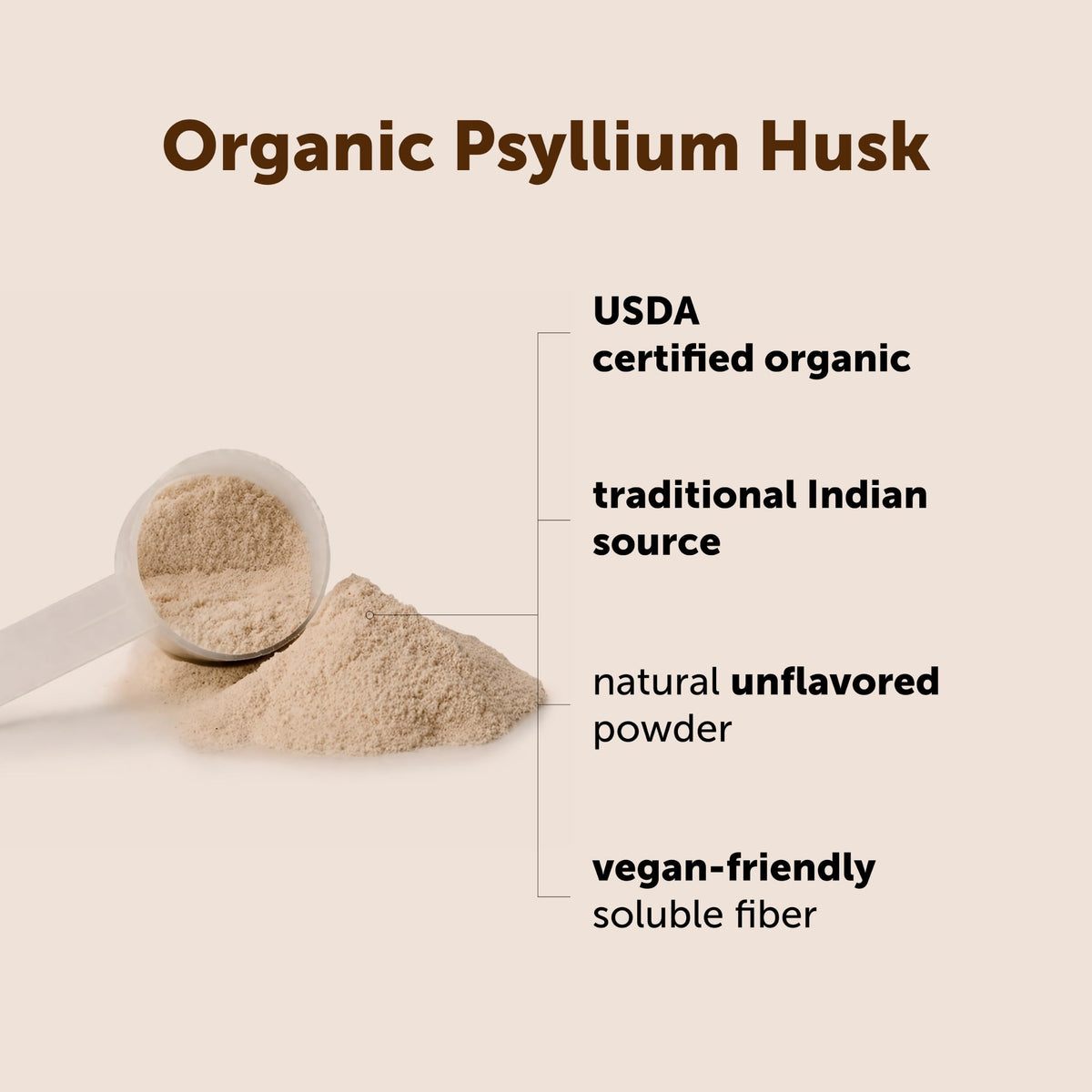 Organic Psyllium Husk Powder 2lbs K114