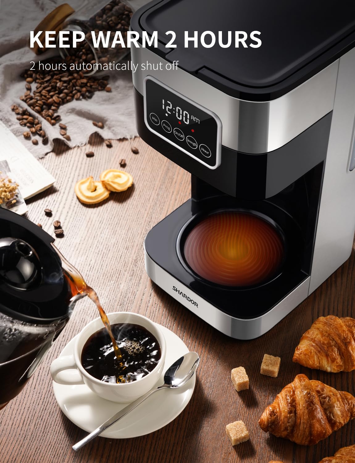 10-Cup Programmable Drip Coffee Maker with Permanent Filter K1587