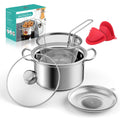 Deep Fryer Pot with Basket 6.3QT J2364