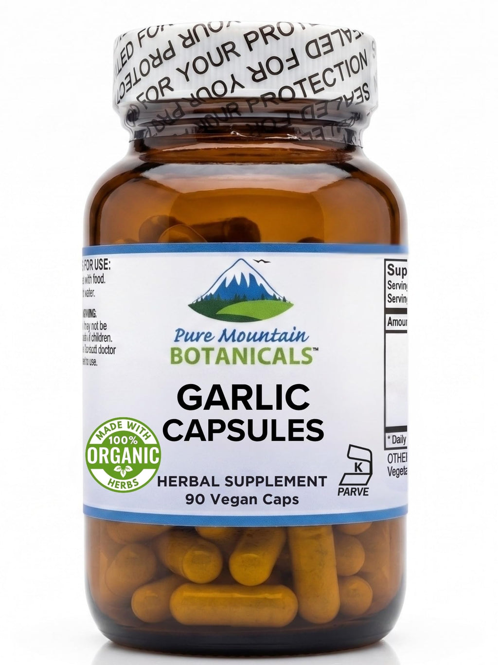 Garlic Capsules 500mg 90 Veggie Capsules X8237