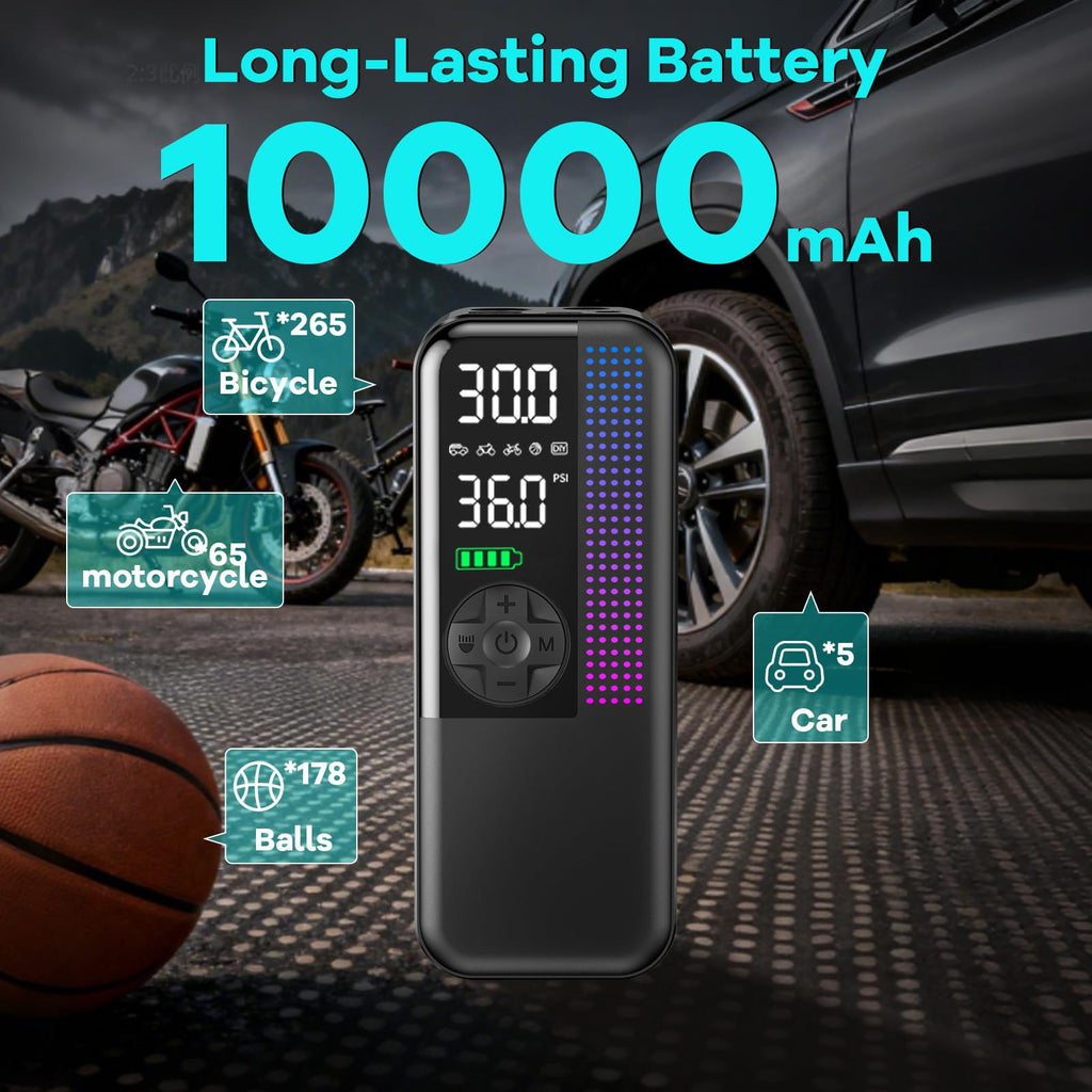 150PSI Portable Cordless Tire Inflator Air Compressor P59133