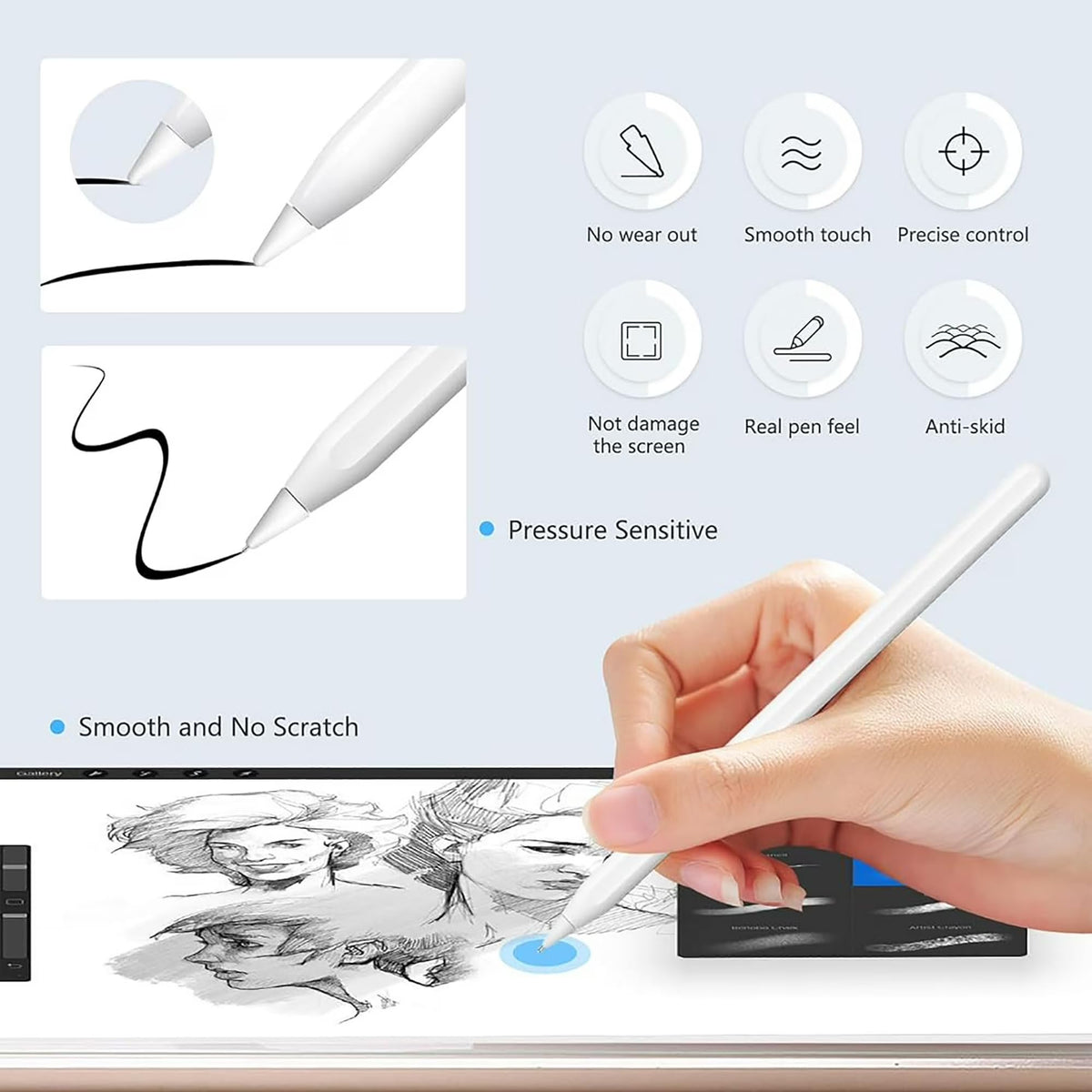 White Stylus Tips B68787