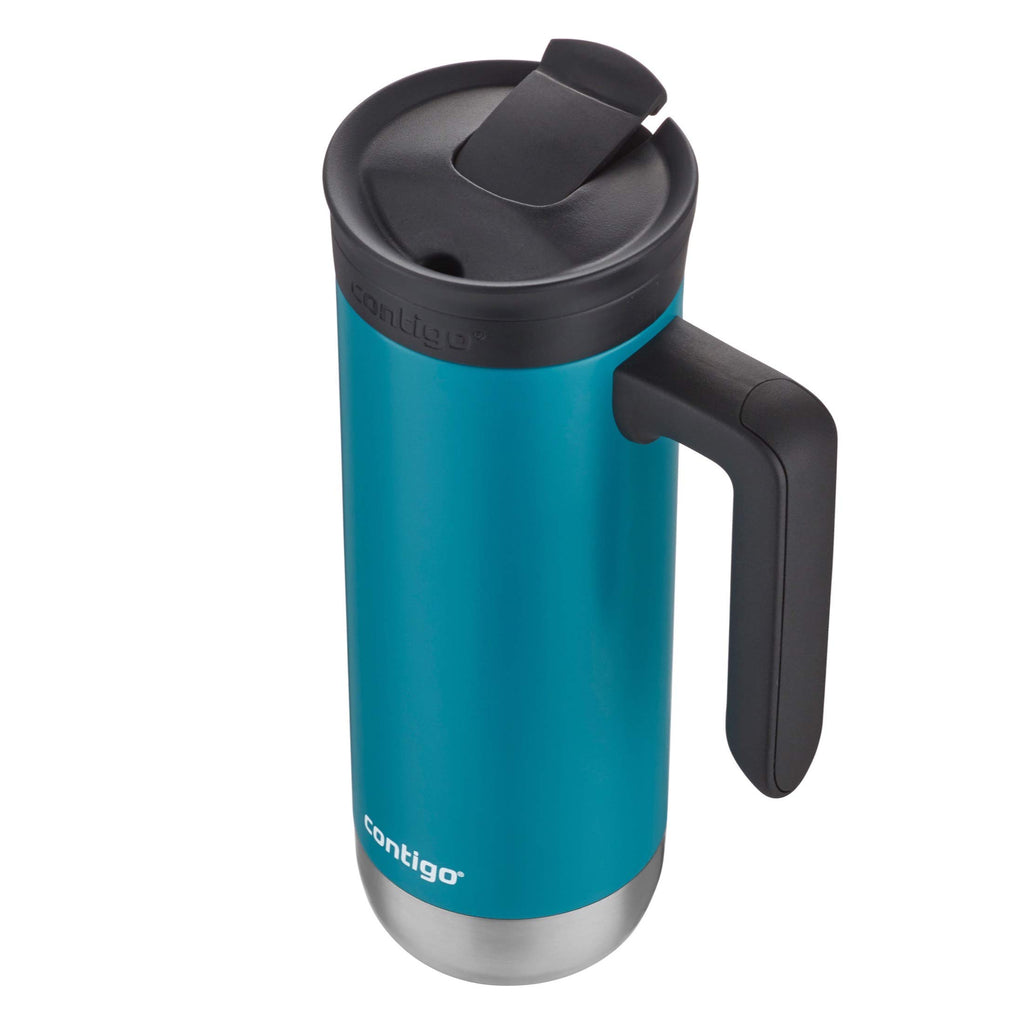 Stainless Steel 20oz Travel Mug with Handle O69789