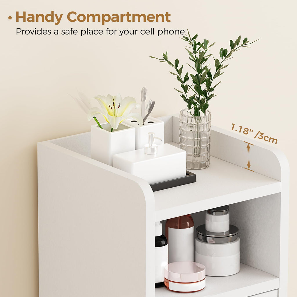 Small 2 Doors Narrow Bathroom Storage Cabinet Z7821