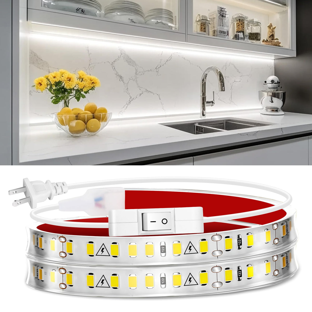 24 Inch Plug-in Under Cabinet LED Light C766