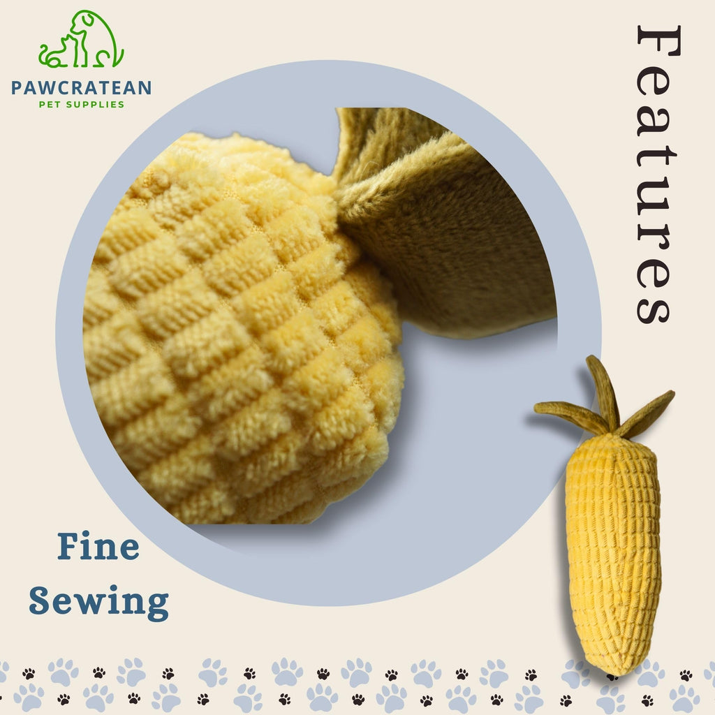 7" Squeaky Plush Dog Toy P7143
