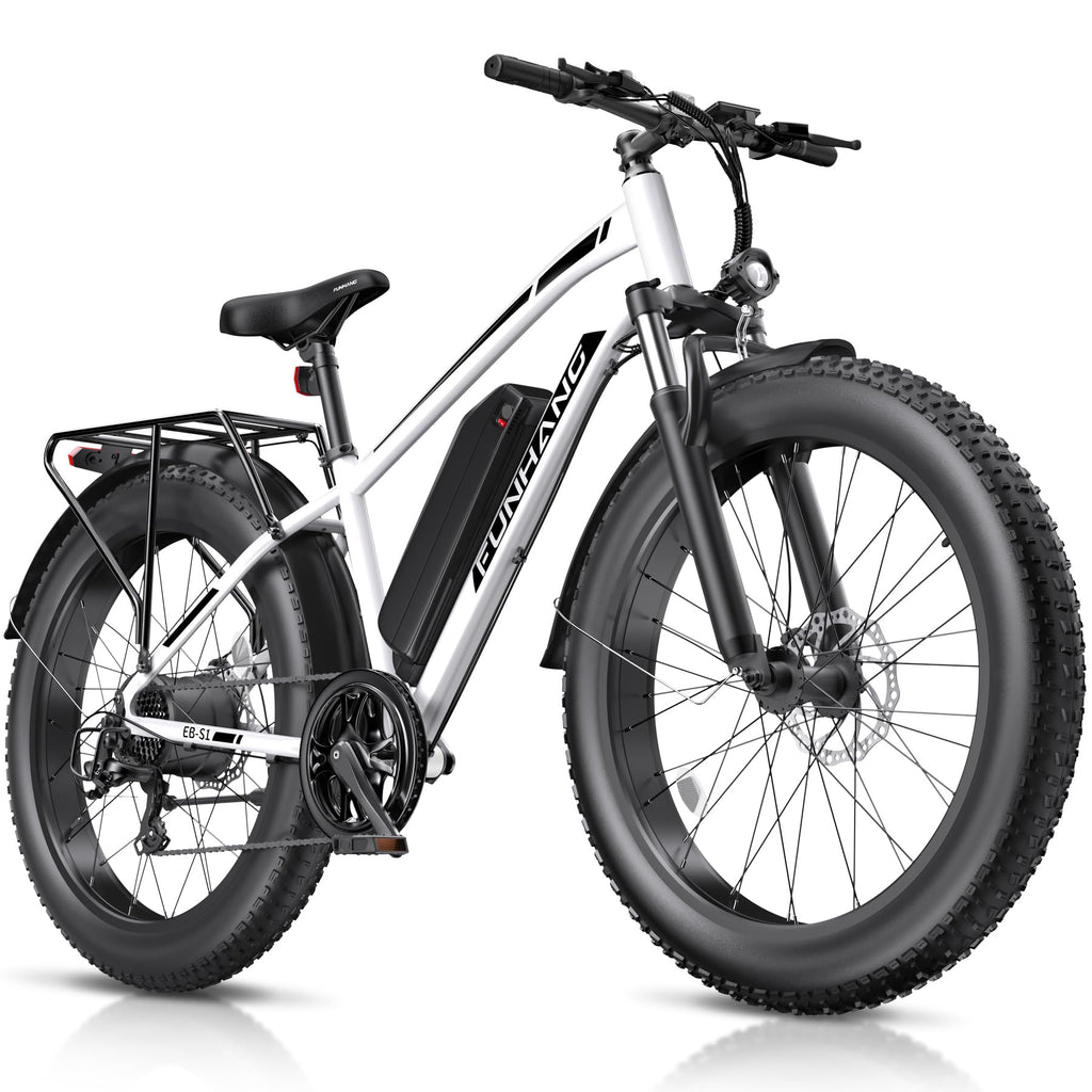 1000W 26" Fat Tire Electric Mountain Bike with 48V 13AH Battery L530