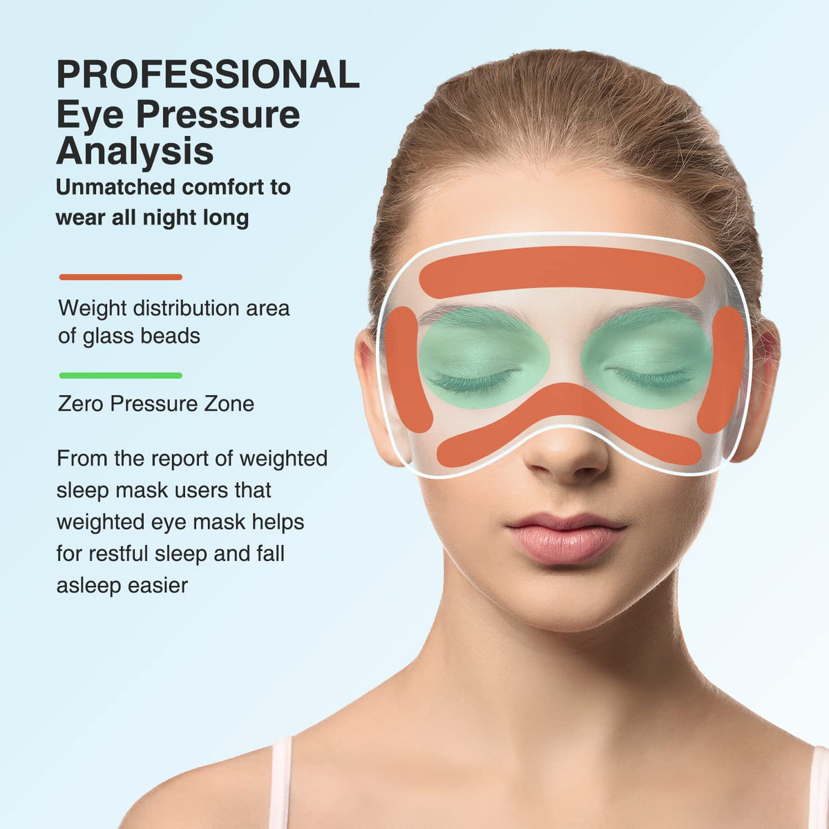 Weighted Sleep Mask 3D Eye Mask C56202