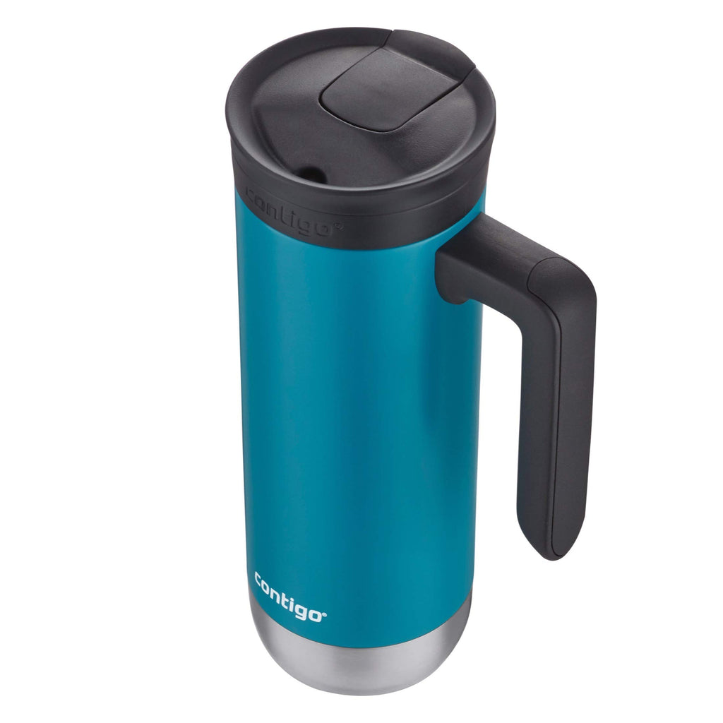 Stainless Steel 20oz Travel Mug with Handle O69789