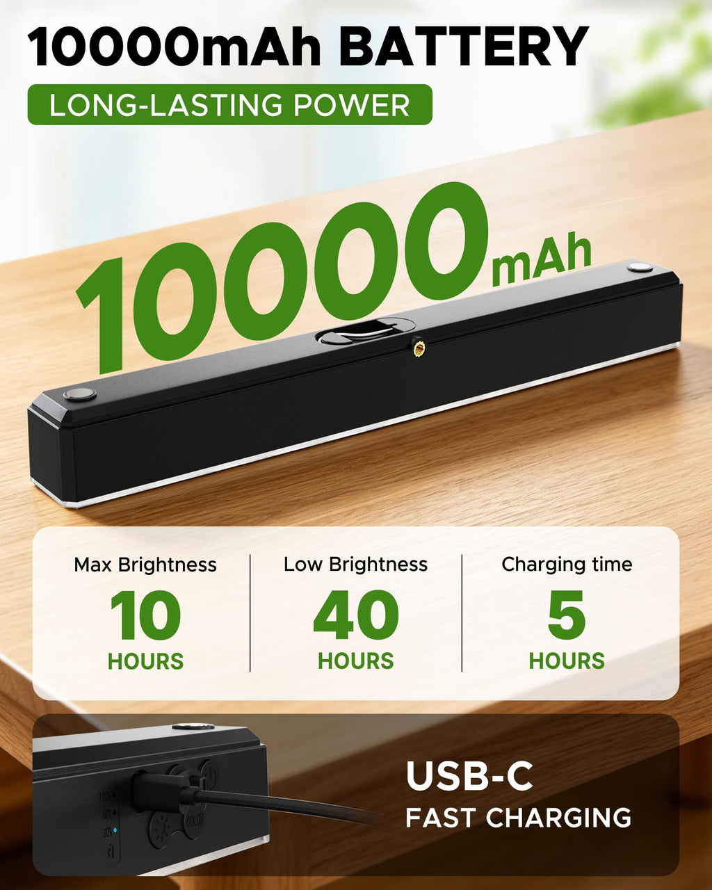 Rechargeable Magnetic LED Light Bar D5174