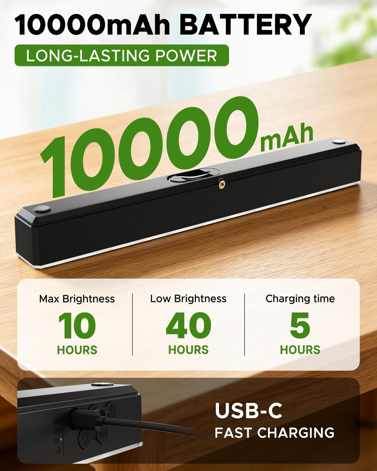 Rechargeable Magnetic LED Light Bar D5174