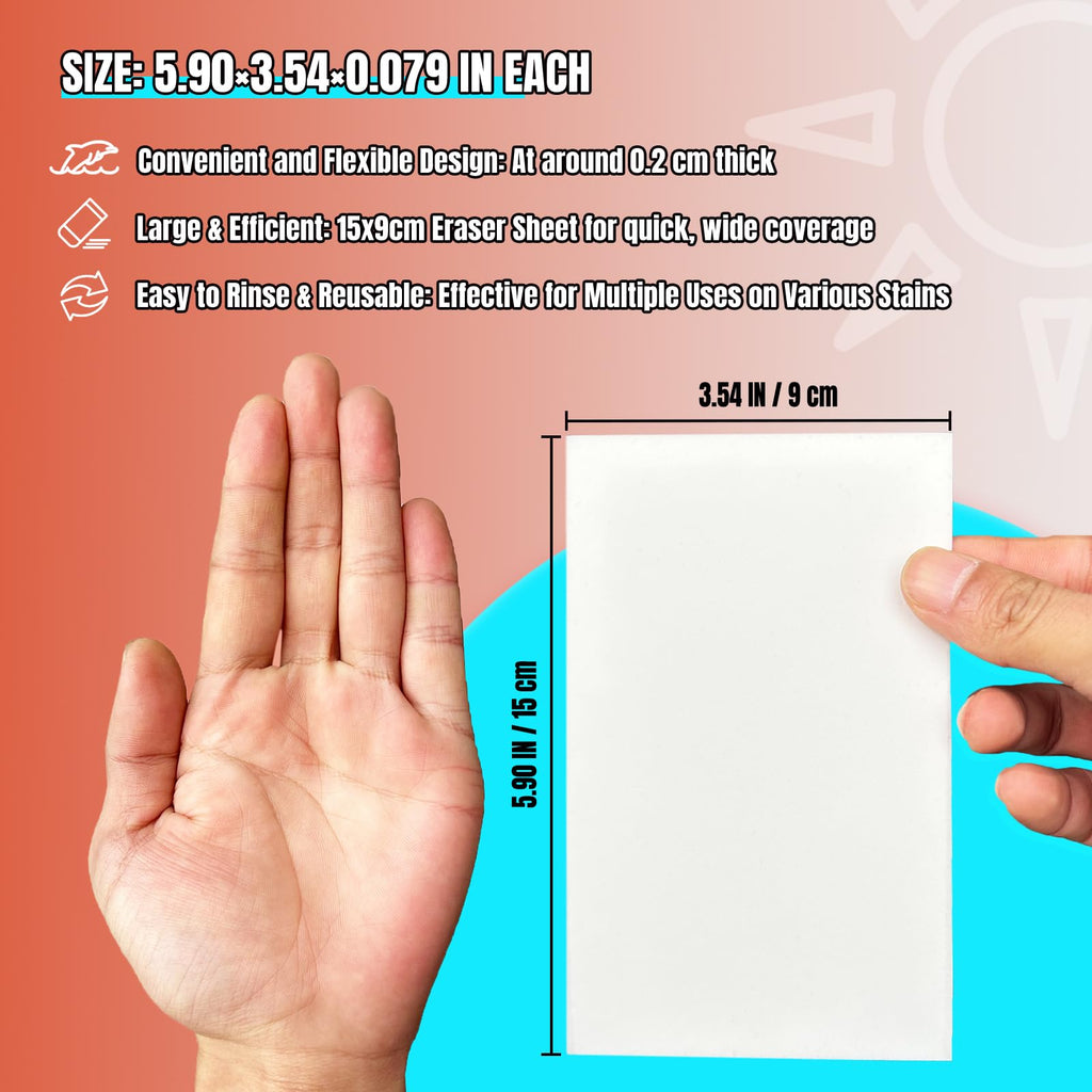 White Melamine Sponge Sheets 36 Pcs U6462