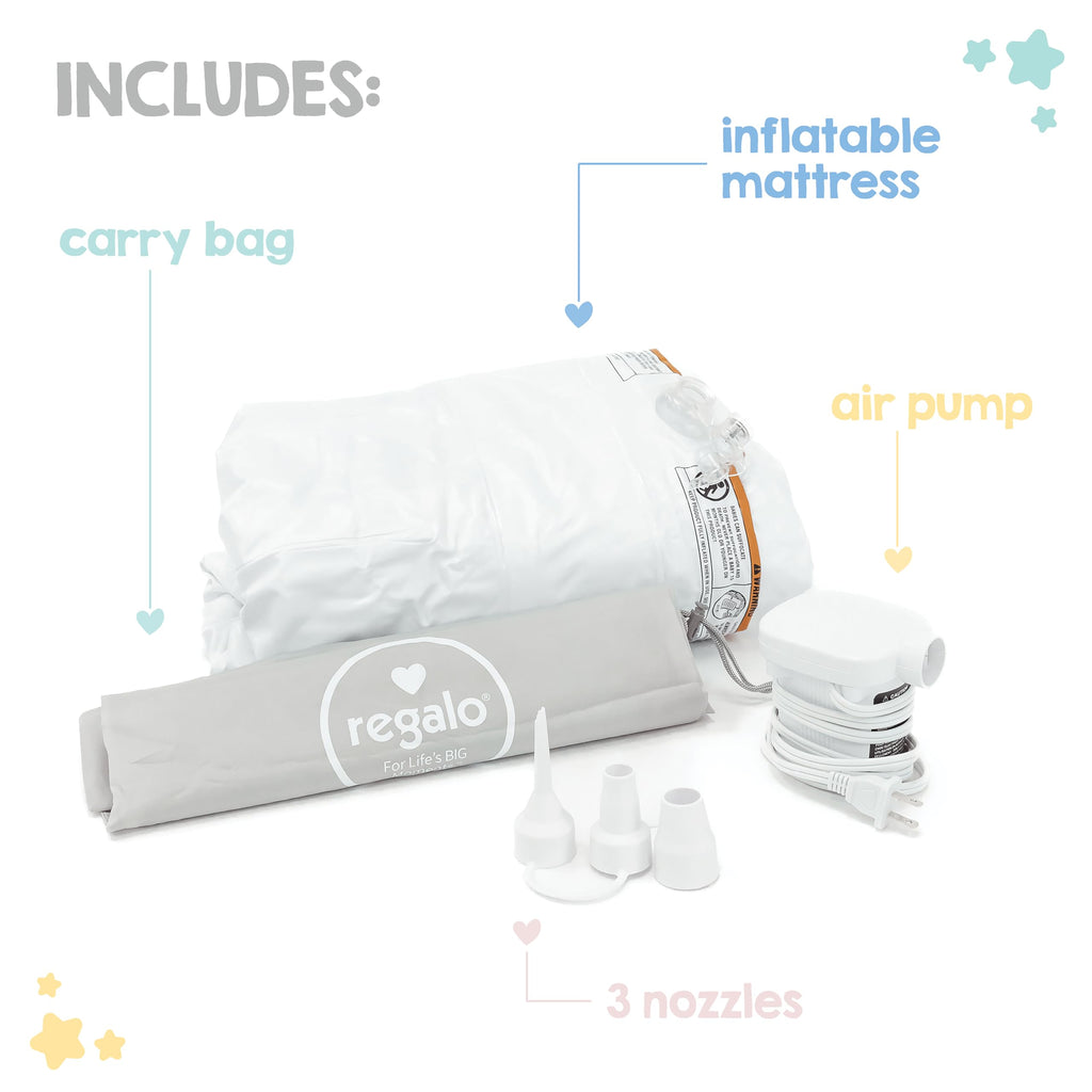 Inflatable Toddler Travel Bed with Pump & Carry Bag B1991