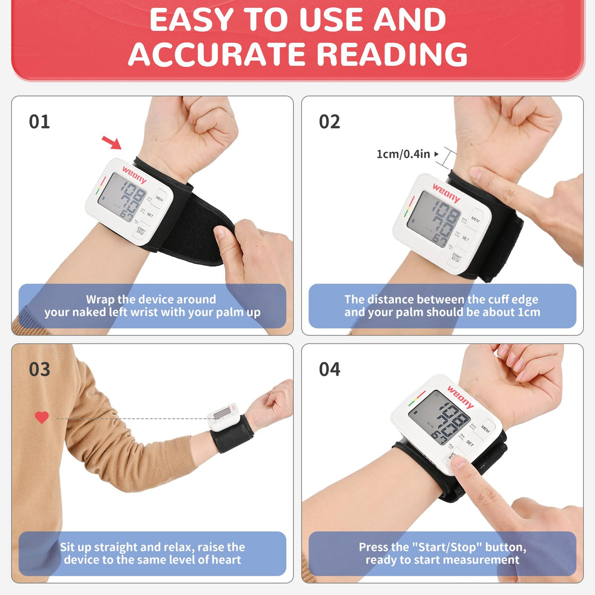 Wrist Blood Pressure Monitor Y6352