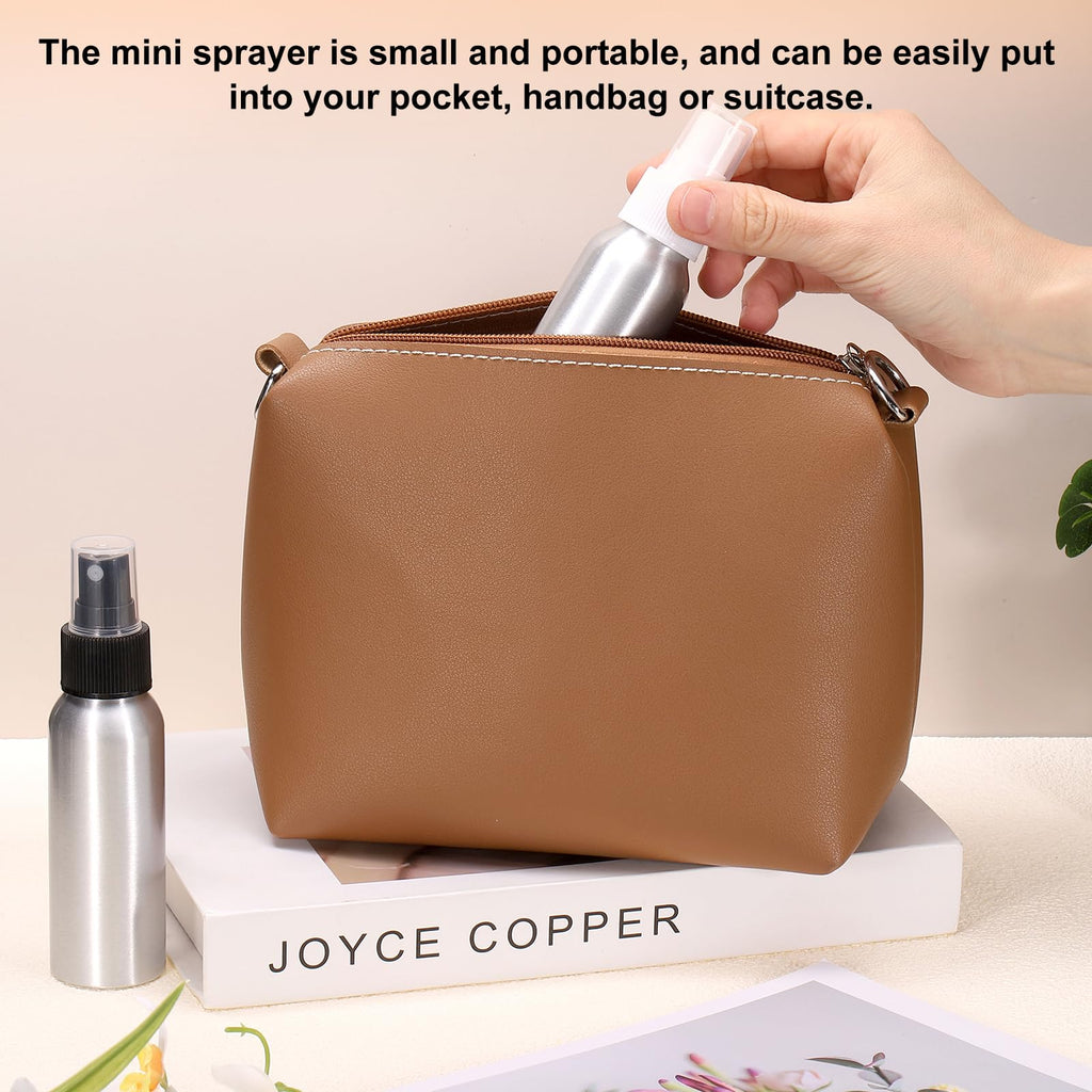 5 Pc 80 ml Aluminum Fine Mist Spray Bottles C5342