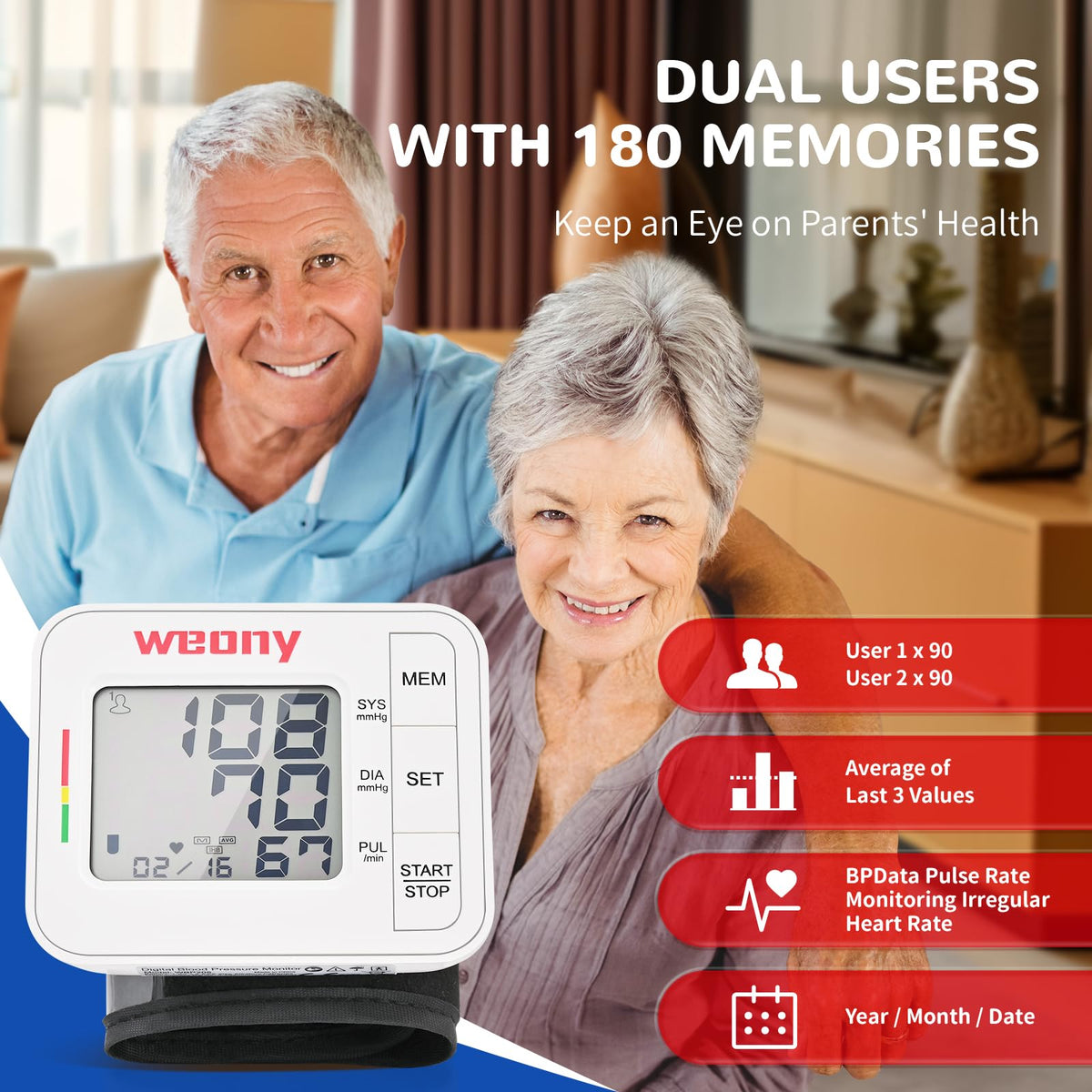 Wrist Blood Pressure Monitor Y6352