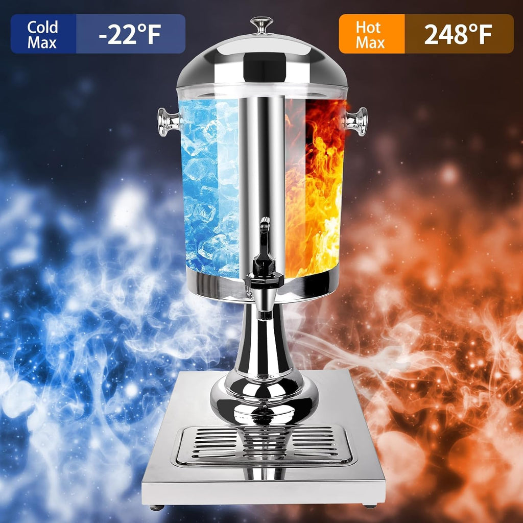 Stainless Steel Beverage Dispenser with Stand R387605