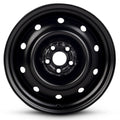 16 Inch Black Steel Rim T19500