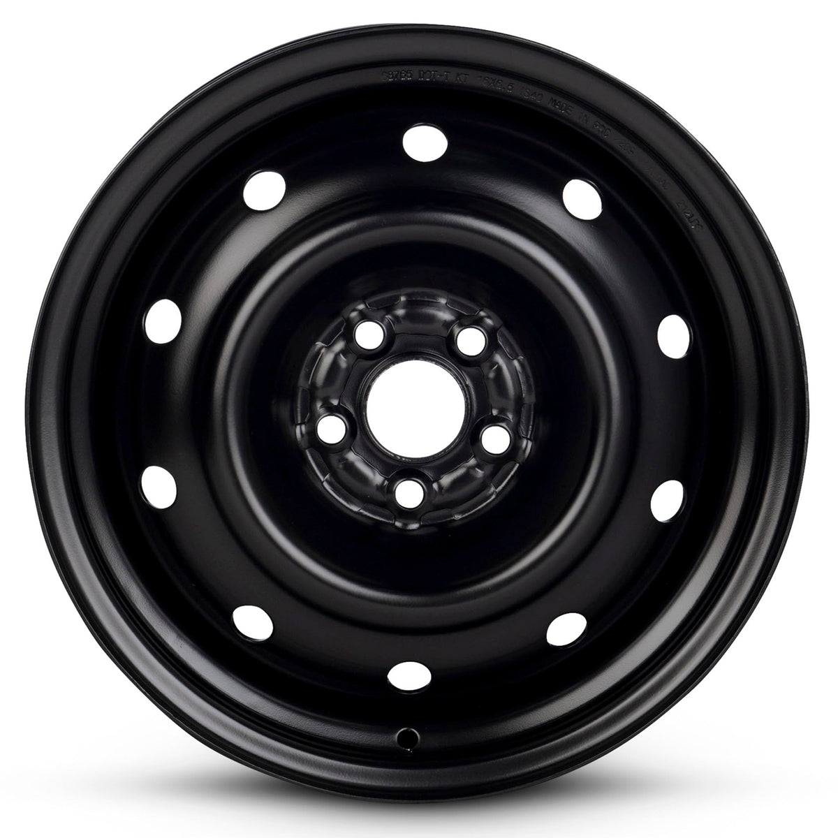16 Inch Black Steel Rim T19500