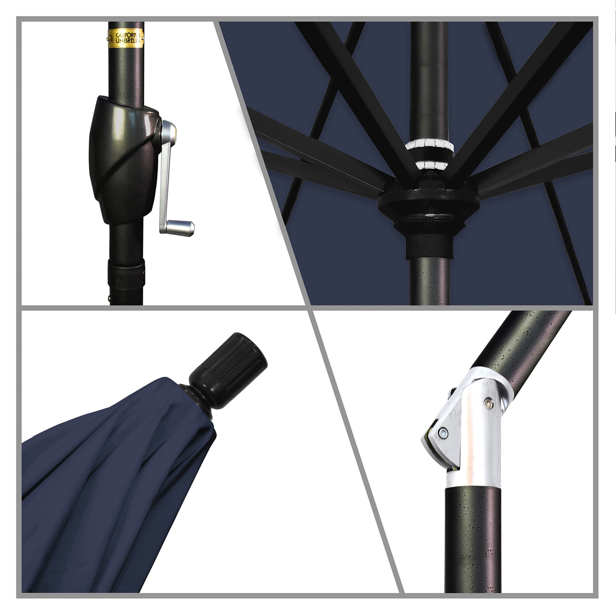 9' Round Aluminum Market Patio Umbrella X87017