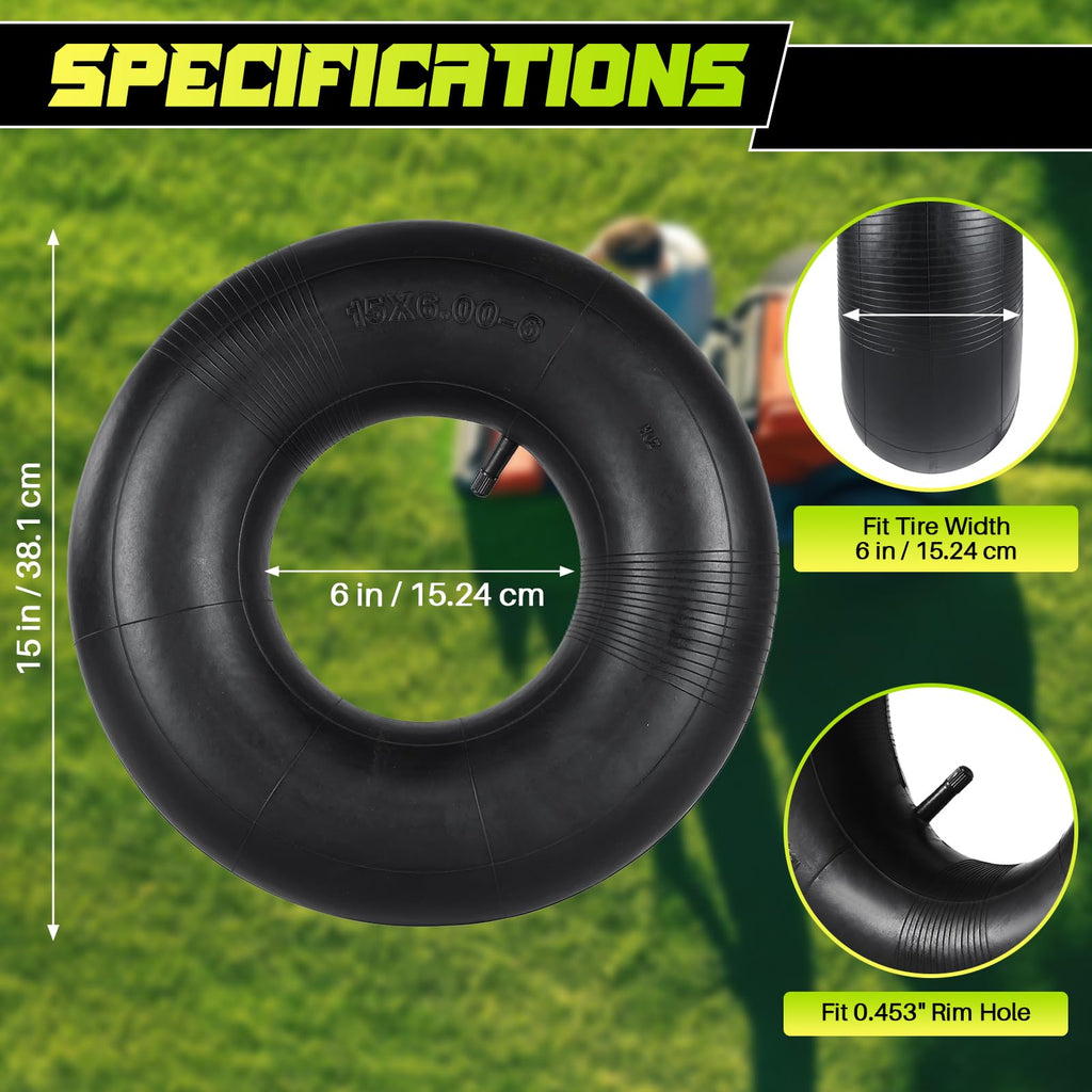 15x6.00-6 Inner Tube 2-Pack B195