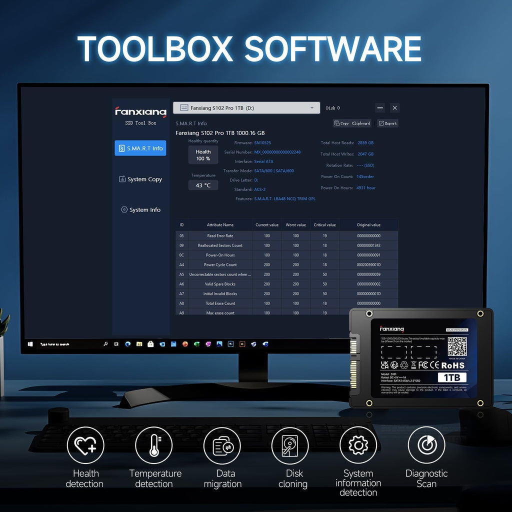 1TB SATA III 2.5'' Internal Solid State Drive K34260
