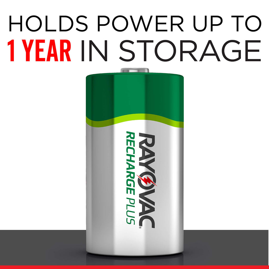 Rechargeable D Batteries 2 Count P835300