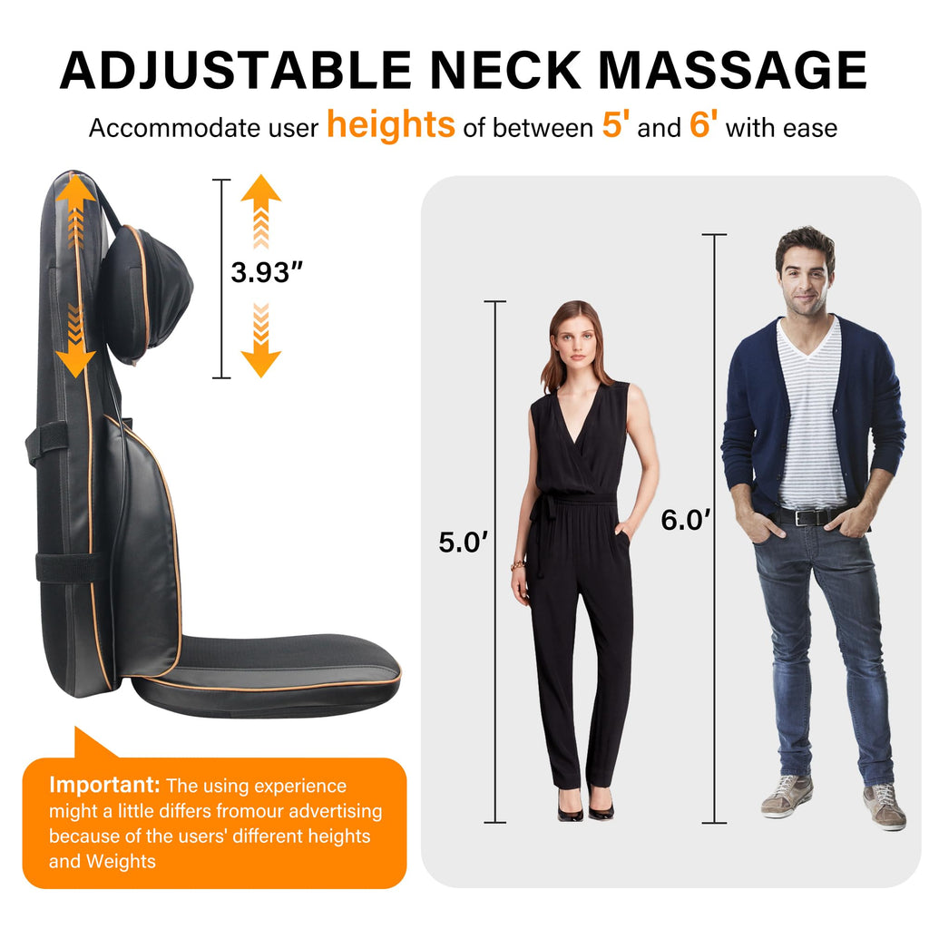 Shiatsu Neck and Back Massager with Heat S2901