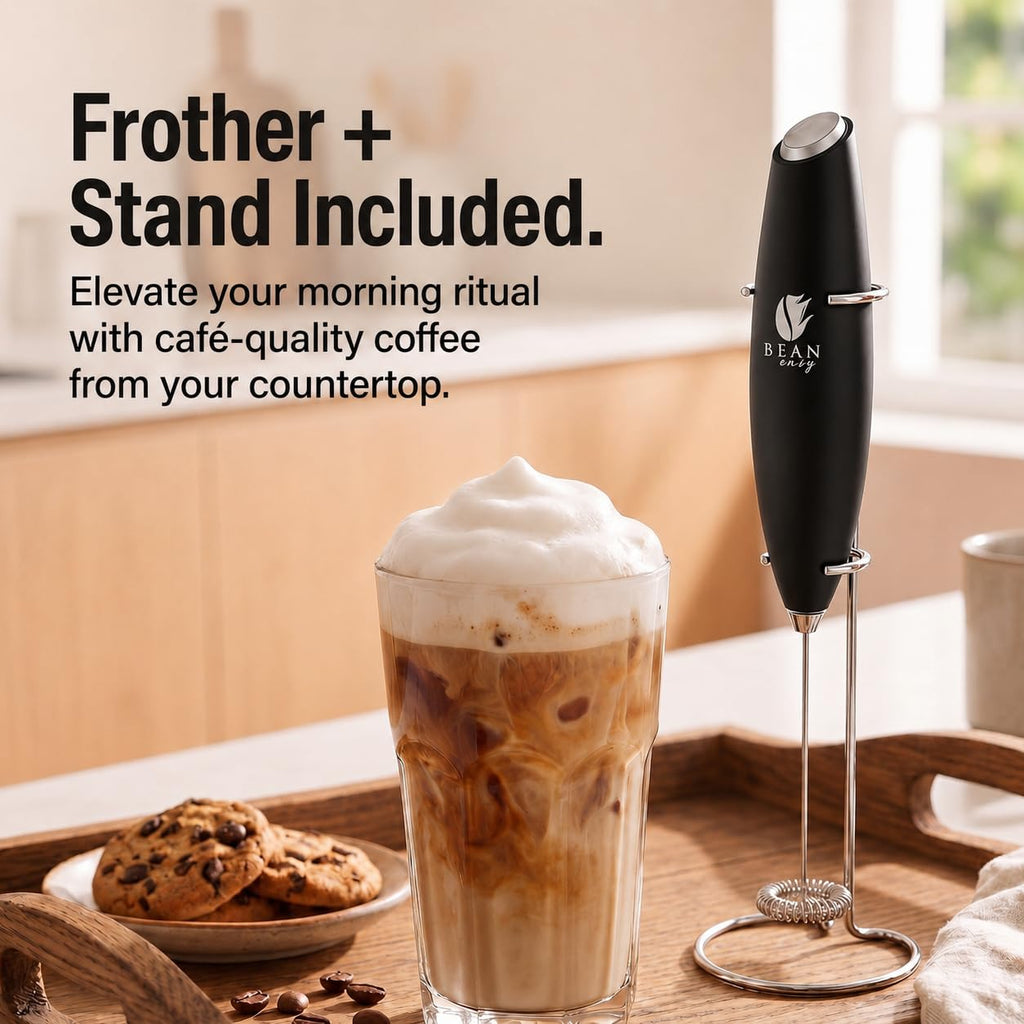Black Handheld Milk Frother P251