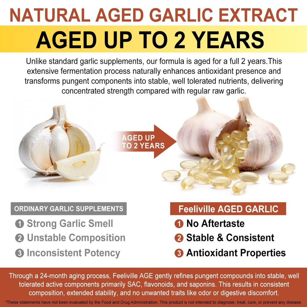 Aged Garlic Extract Capsules 15:1 Concentrated Formula 2 Pack K67370