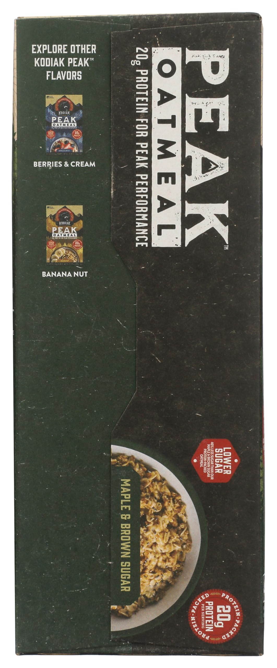 Instant Oatmeal Packets Maple Brown Sugar High Protein 4 Packets L748