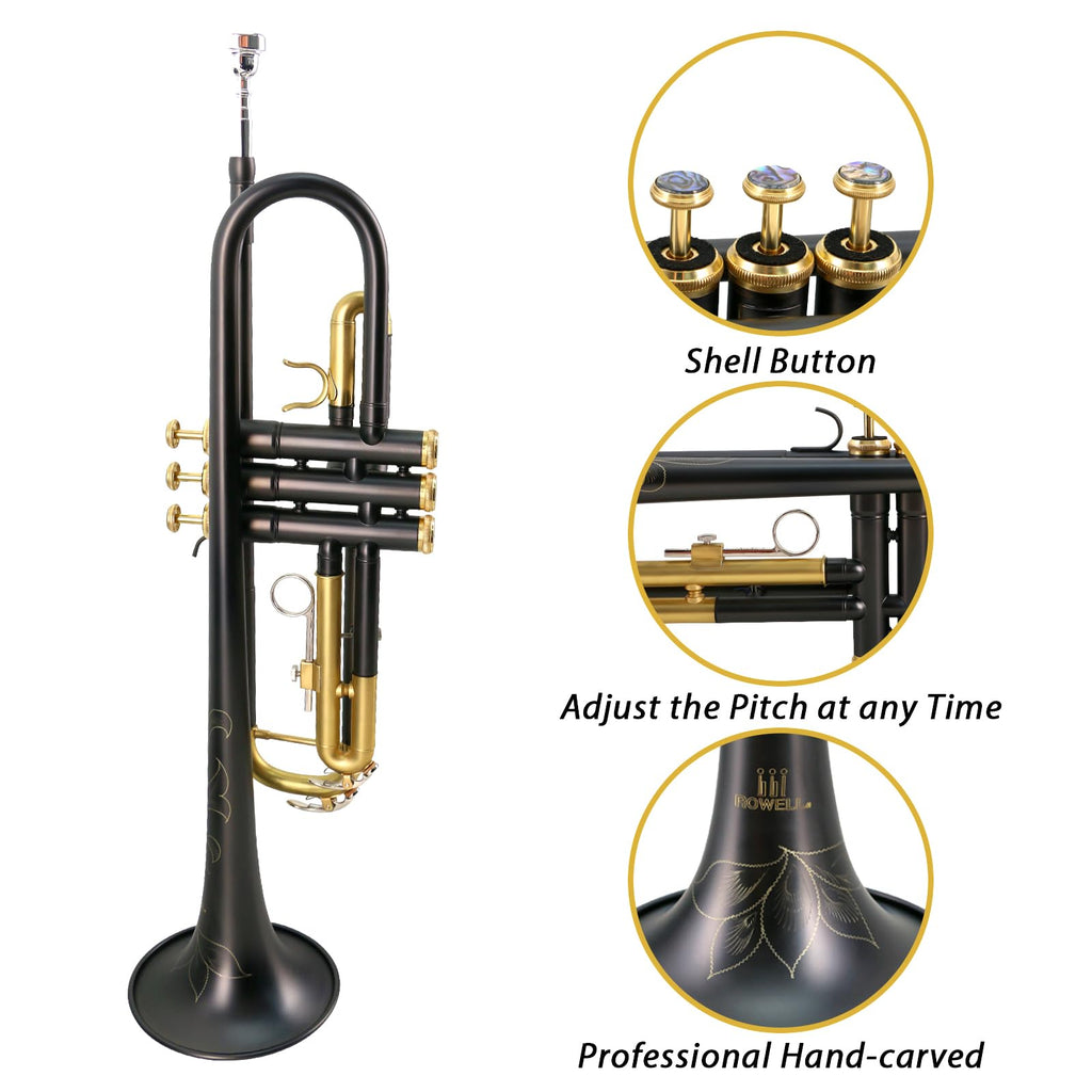 Bb Brass Trumpet Set with Case & 7C Mouthpiece B506533