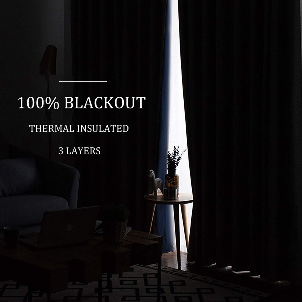 3-in-1 Blackout Room Divider Curtains R81966