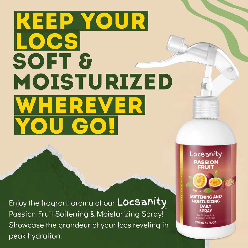 Daily Moisturizing Refreshing Spray for Dreadlocks, Locs, Braids 8 fl oz J770