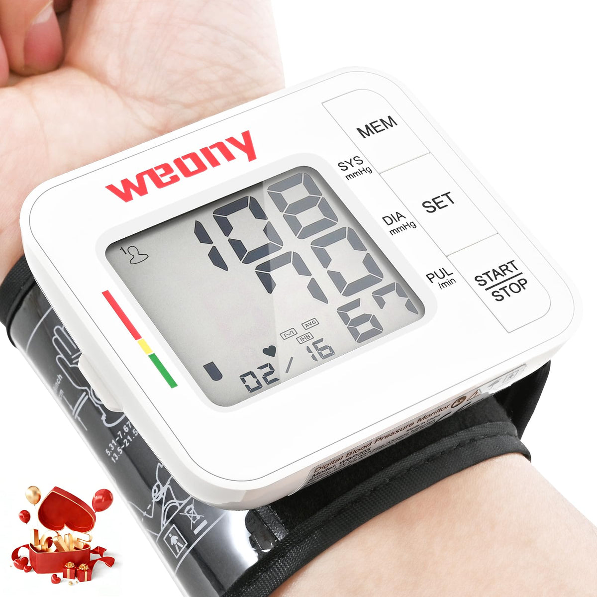 Wrist Blood Pressure Monitor Y6352