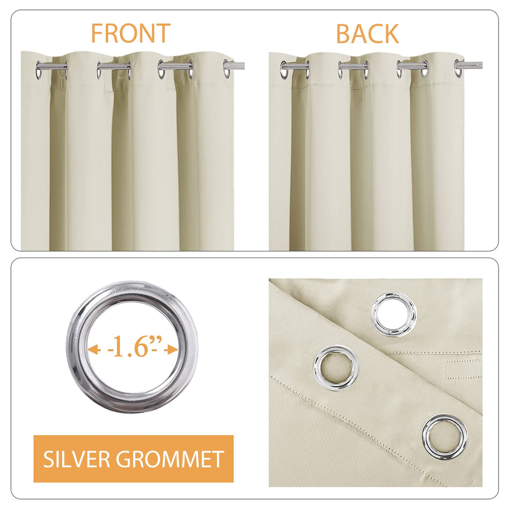 3-in-1 Blackout Room Divider Curtains R81966