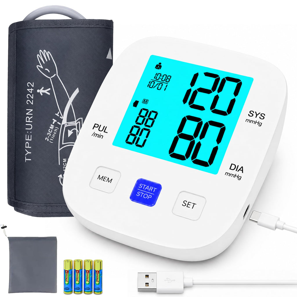 Upper Arm Blood Pressure Monitor with 8.7"-16.5" Cuff M360