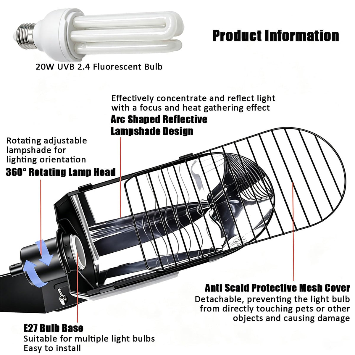 Bird Cage Light Fixture Combo Kit with Bulb Z6540