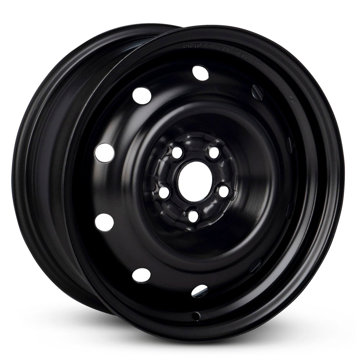 16 Inch Black Steel Rim T19500