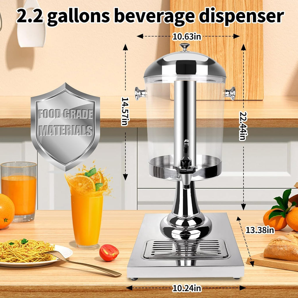 Stainless Steel Beverage Dispenser with Stand R387605