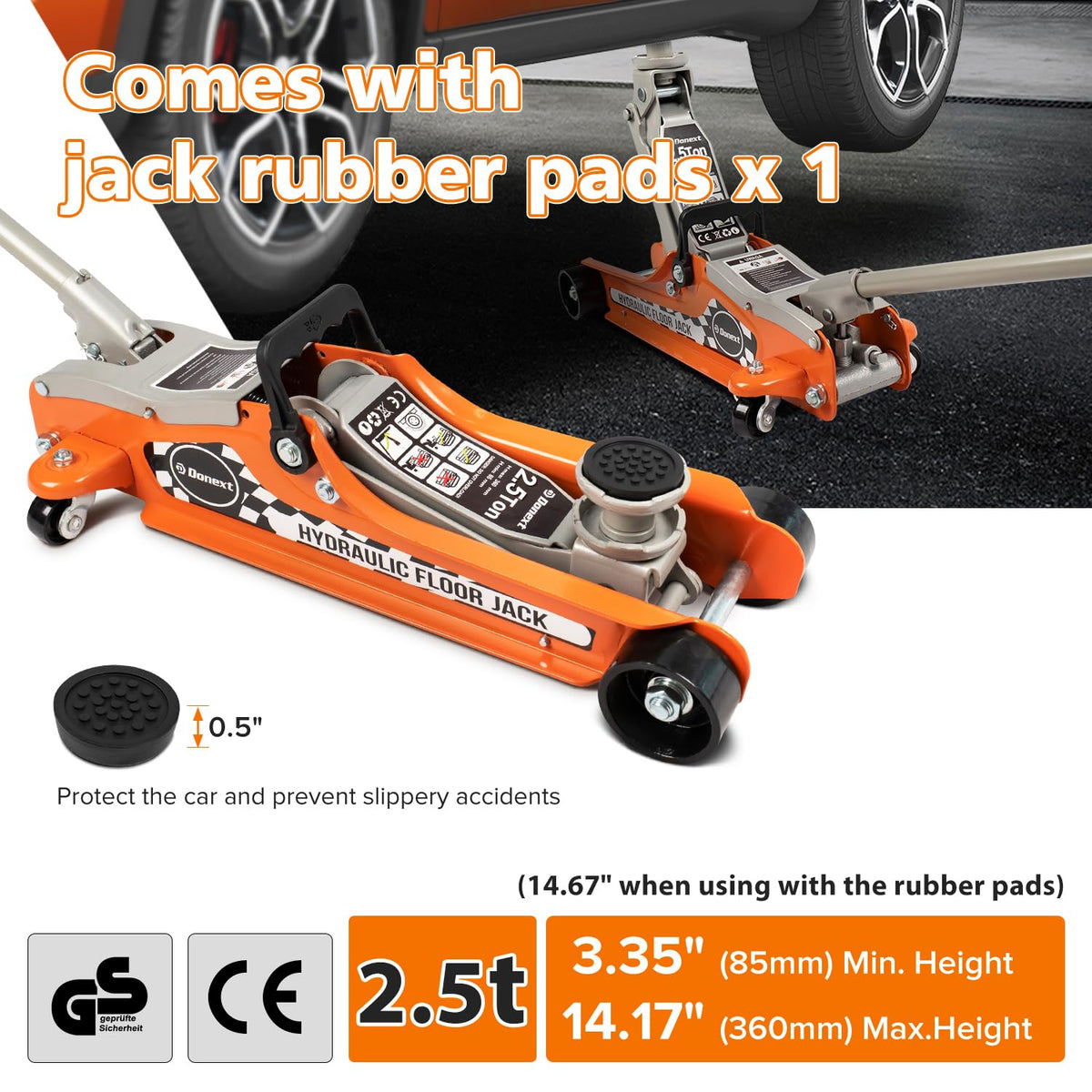 2.5 Ton Low Profile Racing Floor Jack J8908