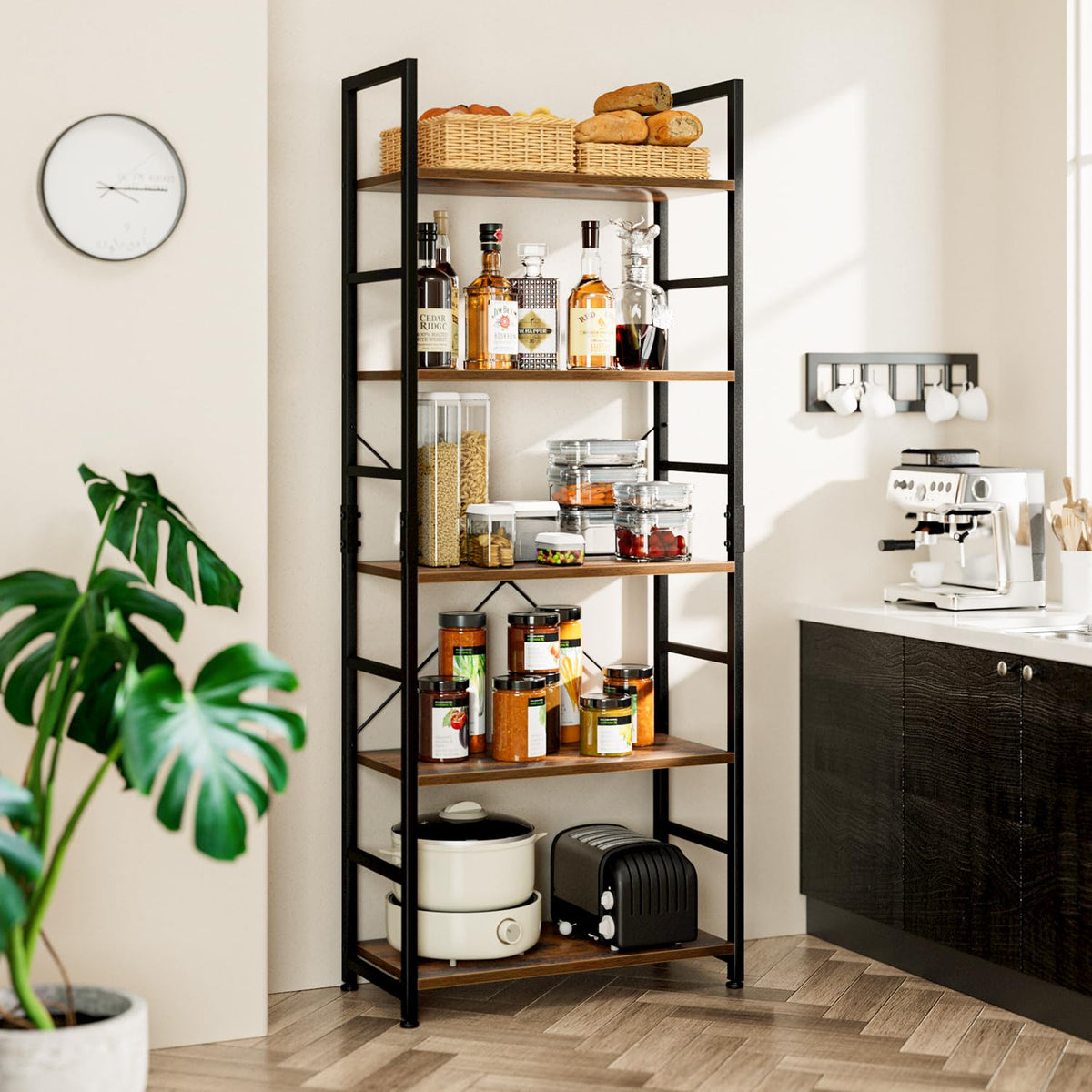 5 Tier Freestanding Bookshelf A44379