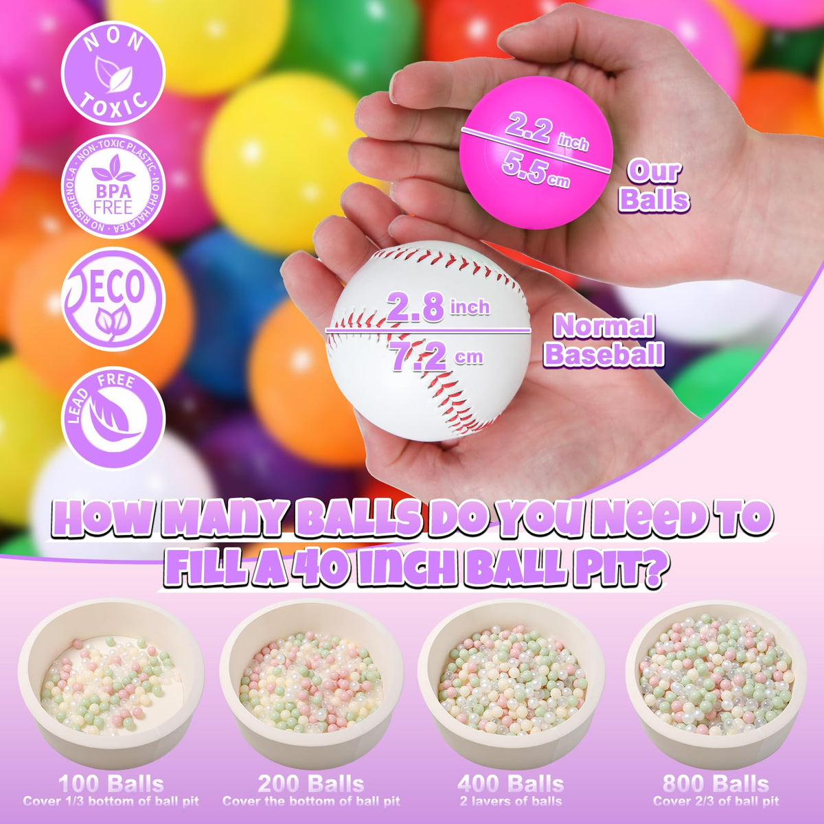 Plastic Ball Pit Balls N5807