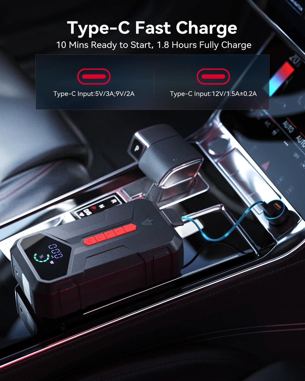 4000A Jump Starter with 150PSI Air Compressor E8916
