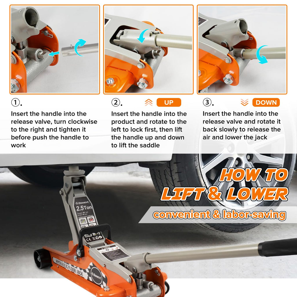 2.5 Ton Low Profile Racing Floor Jack J8908